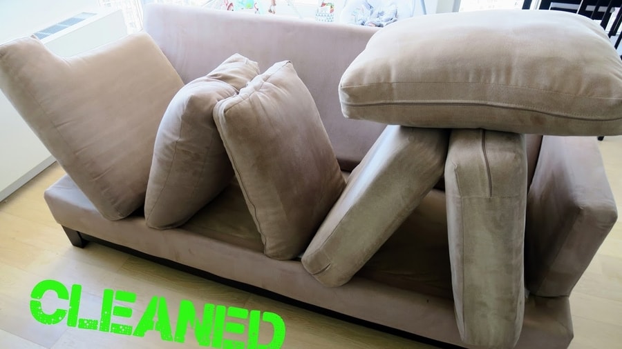 washing microfiber couch
