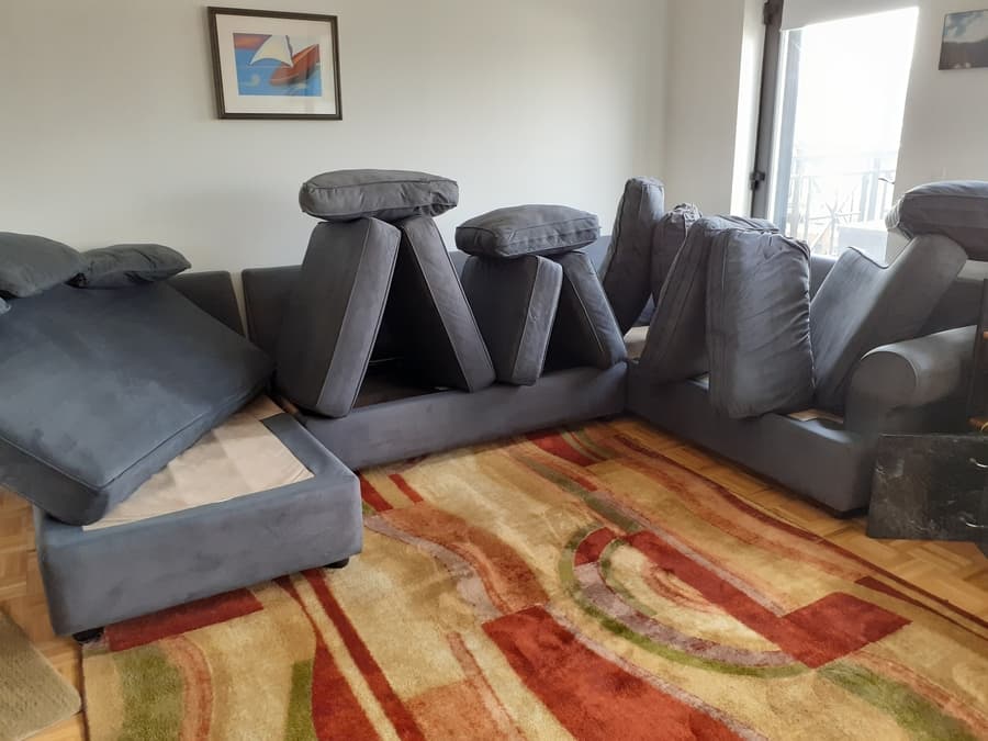 steam clean microfiber couch