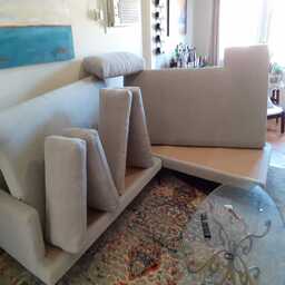 carpet cleaning services on a couch in NYC for coronavirus steam cleaning prevention
